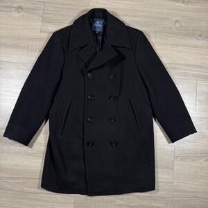 Brooks Brothers Loro Piana Double Breasted Nautical Coat Worn Once w Tags Wool M
